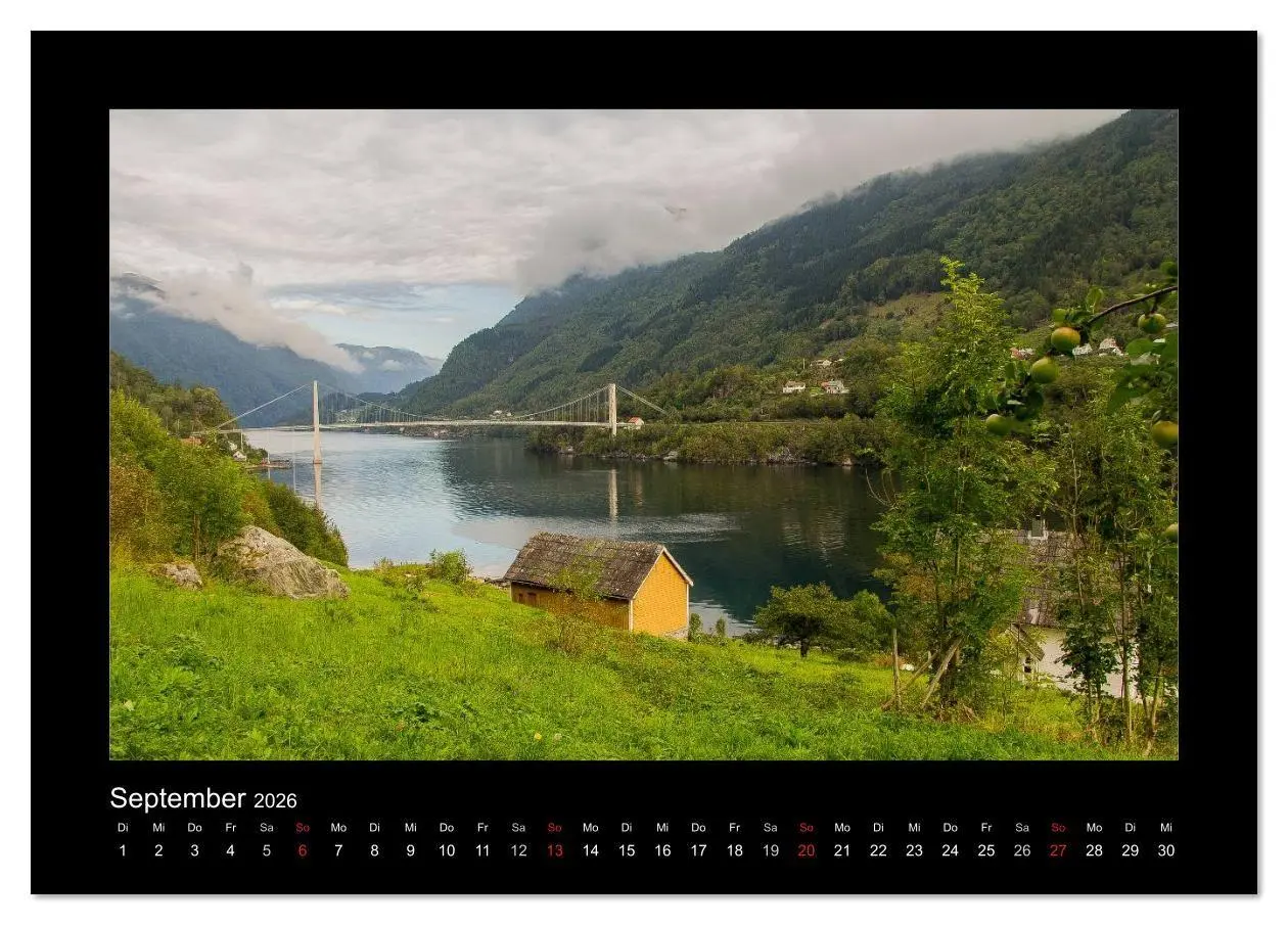 Bild: 9783516081602 | Traumhaftes Skandinavien (Tischkalender 2026 DIN A5 quer), CALVENDO...