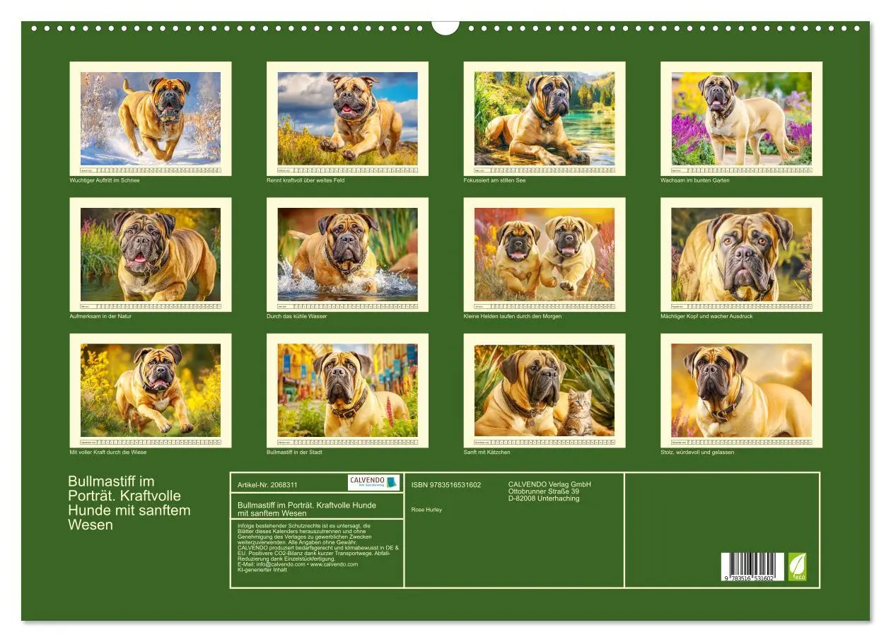 Bild: 9783516531602 | Bullmastiff im Porträt. Kraftvolle Hunde mit sanftem Wesen...