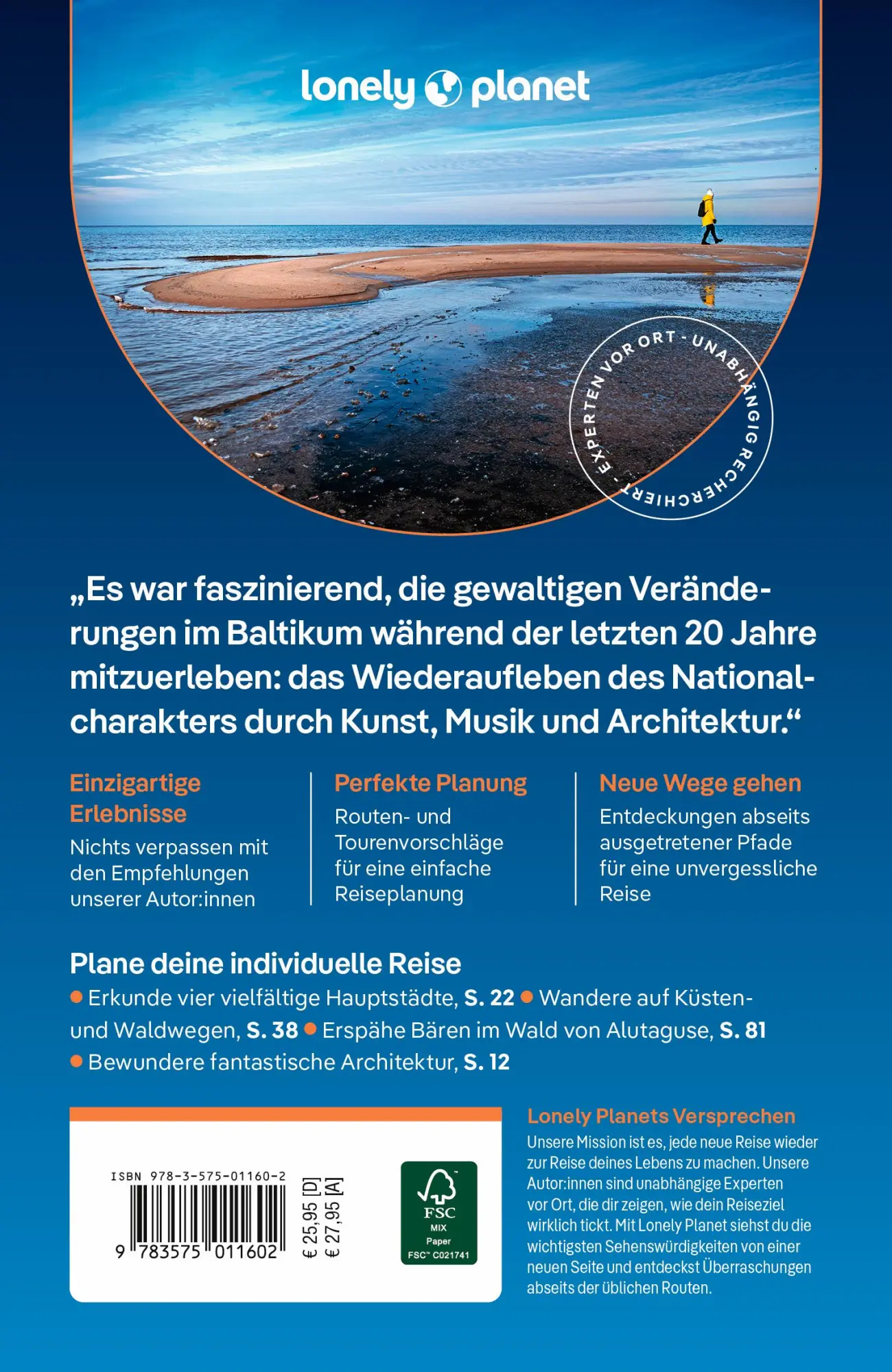 Rückseite: 9783575011602 | LONELY PLANET Reiseführer Estland, Lettland &amp; Litauen | Taschenbuch