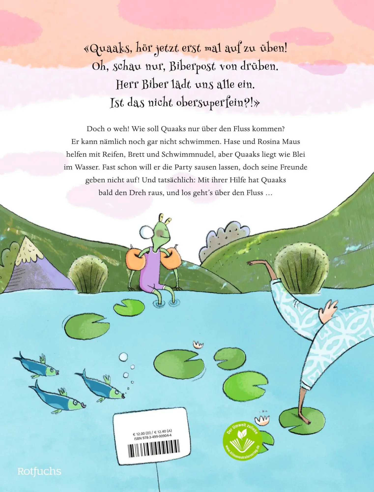 Rückseite: 9783757101602 | Biber &amp; Quaaks: Quaaks schwimmt los | Regina Schwarz | Buch | 32 S.