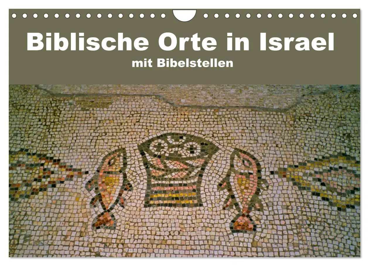 Cover: 9783457671702 | Biblische Orte in Israel mit Bibelstellen (Wandkalender 2026 DIN A4...