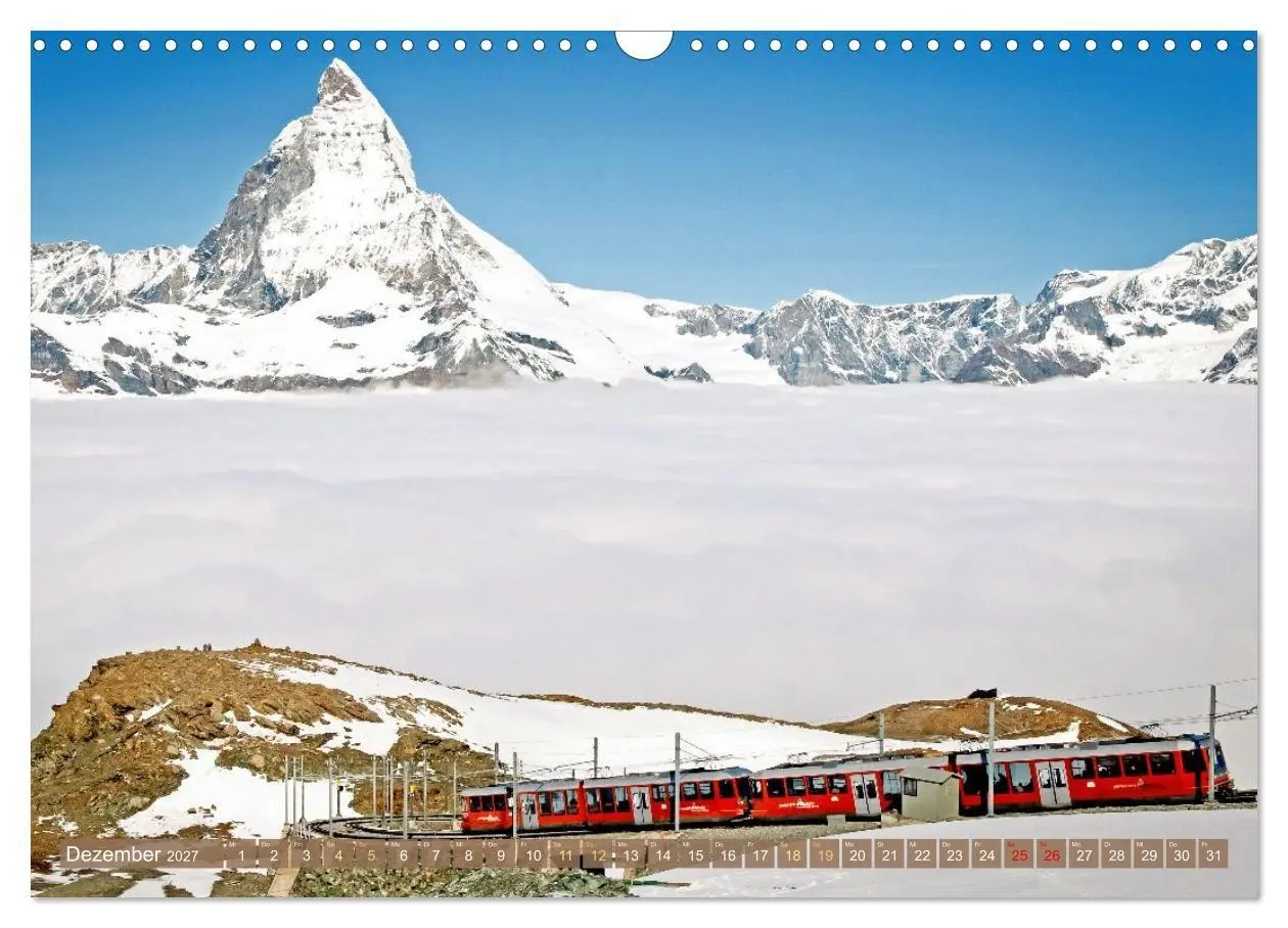 Bild: 9783516901702 | Im Zug durch Schweizer Berge (Wandkalender 2027 DIN A3 quer),...