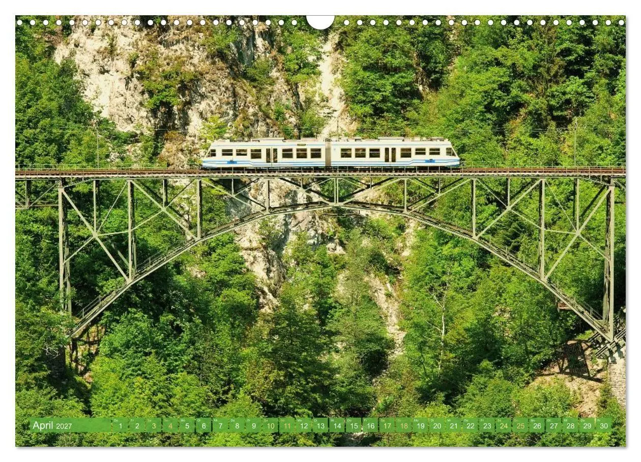 Bild: 9783516901702 | Im Zug durch Schweizer Berge (Wandkalender 2027 DIN A3 quer),...