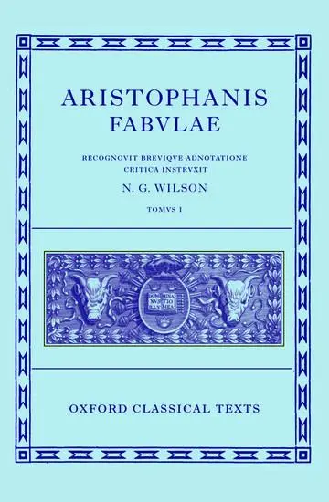 Cover: 9780198721802 | Aristophanis Fabvlae I | N G Wilson | Buch | Gebunden | Englisch