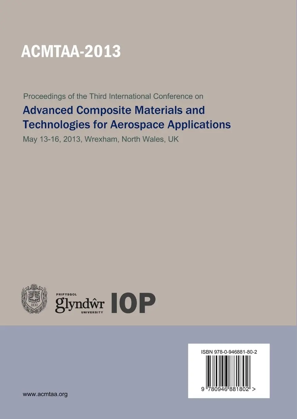 Rückseite: 9780946881802 | Advanced Composite Materials and Technologies for Aerospace...