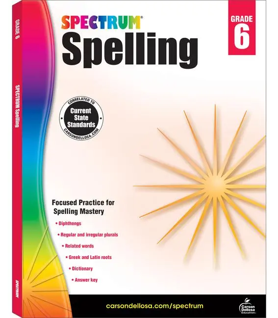 Cover: 9781483811802 | Spectrum Spelling, Grade 6 | Volume 33 | Spectrum | Taschenbuch | 2014