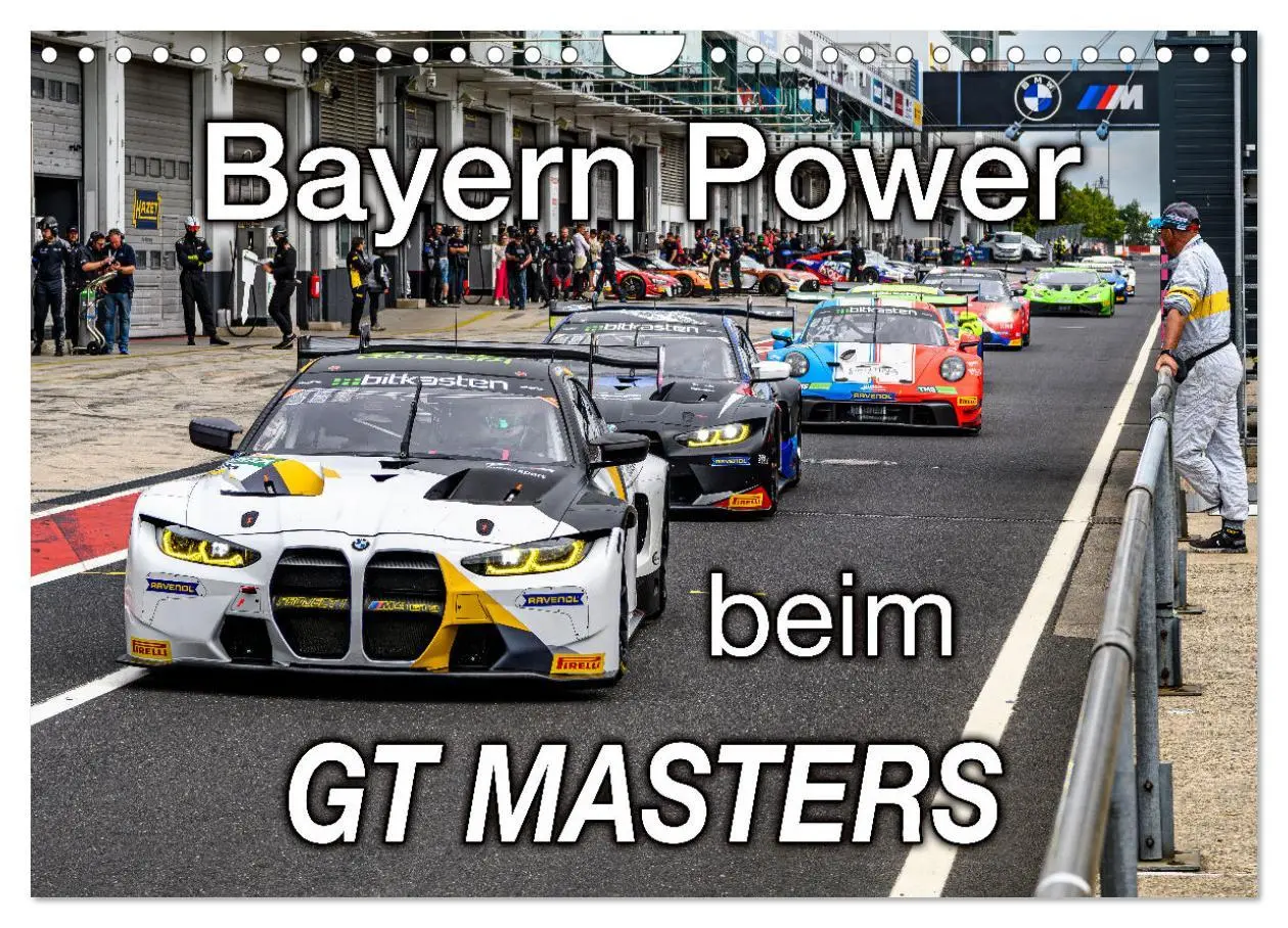 Cover: 9783457351802 | Bayern Power beim GT Masters (Wandkalender 2026 DIN A4 quer),...