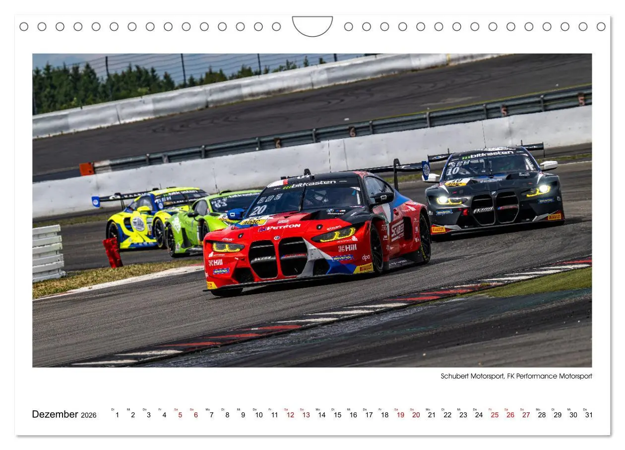 Bild: 9783457351802 | Bayern Power beim GT Masters (Wandkalender 2026 DIN A4 quer),...