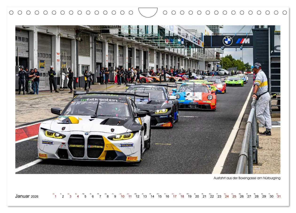 Bild: 9783457351802 | Bayern Power beim GT Masters (Wandkalender 2026 DIN A4 quer),...