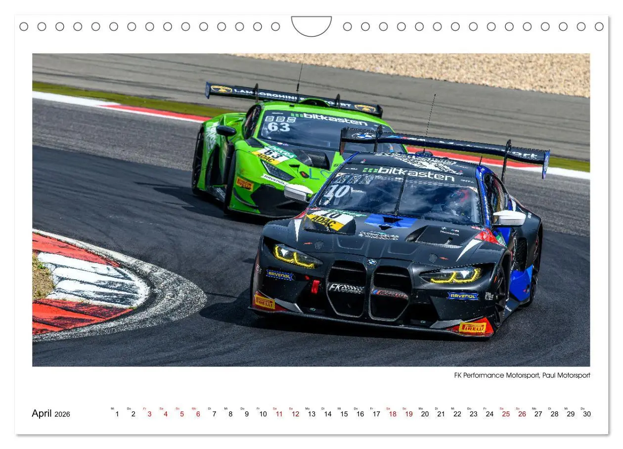 Bild: 9783457351802 | Bayern Power beim GT Masters (Wandkalender 2026 DIN A4 quer),...