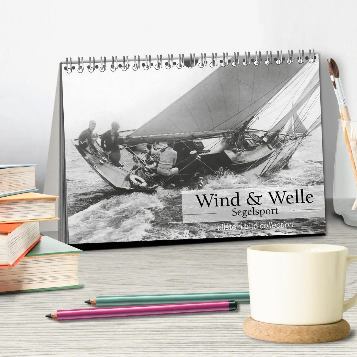 Bild: 9783457731802 | Wind &amp; Welle - Segelsport (Tischkalender 2026 DIN A5 quer),...