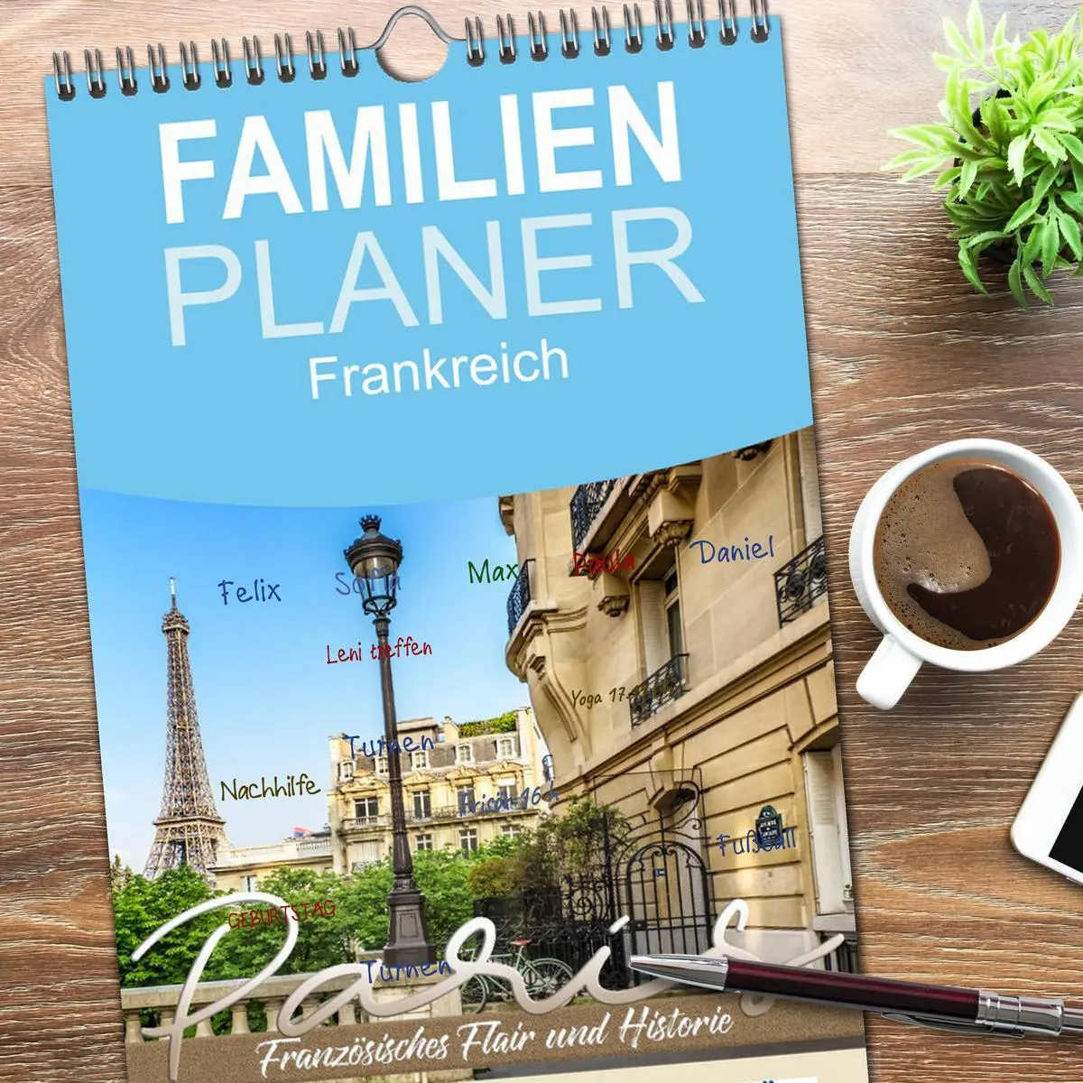 Bild: 9783516511802 | Familienplaner 2026 - PARIS Französisches Flair und Historie mit 5...