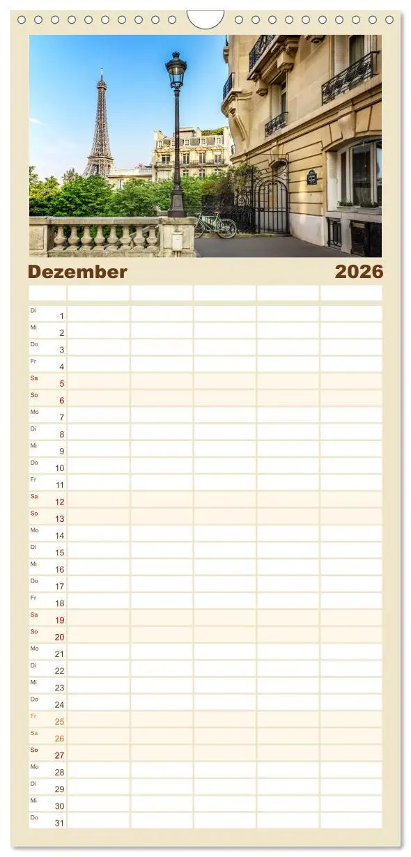 Bild: 9783516511802 | Familienplaner 2026 - PARIS Französisches Flair und Historie mit 5...
