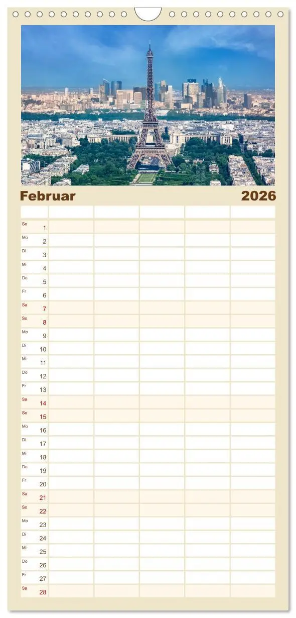 Bild: 9783516511802 | Familienplaner 2026 - PARIS Französisches Flair und Historie mit 5...