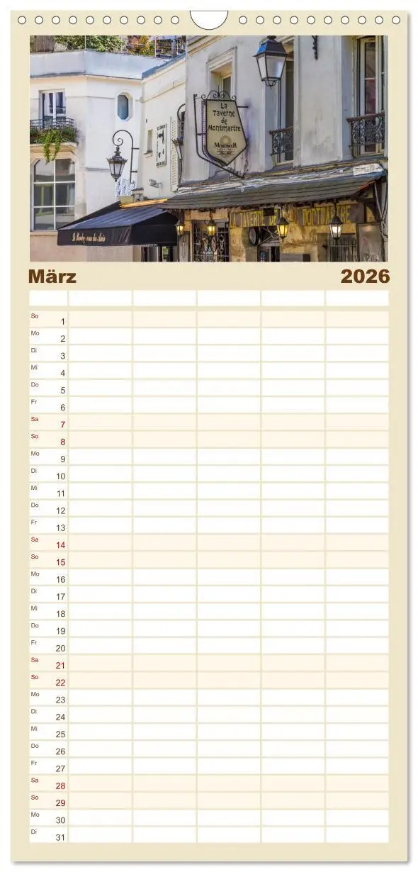 Bild: 9783516511802 | Familienplaner 2026 - PARIS Französisches Flair und Historie mit 5...