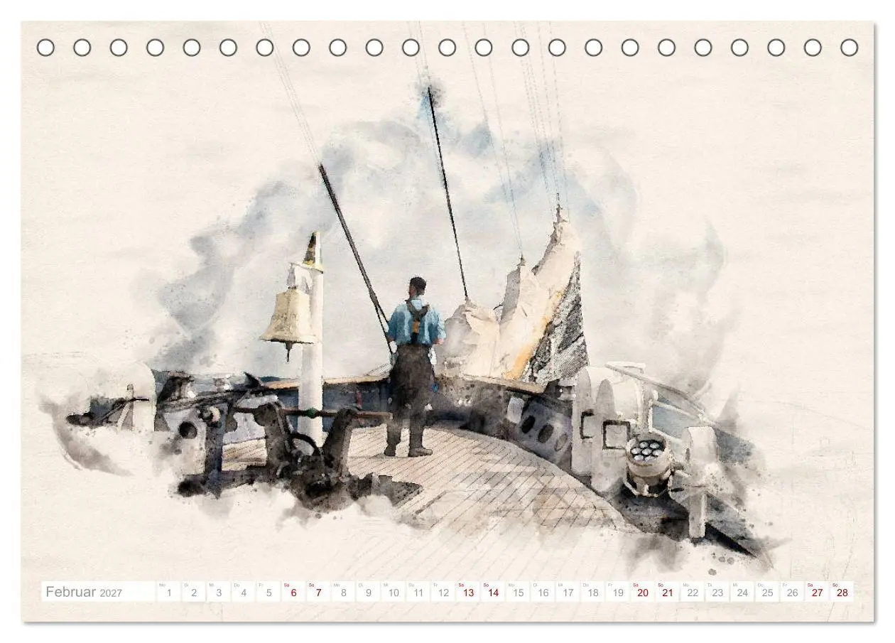 Bild: 9783569531802 | Künstlerische Ansichten der Gorch Fock (Tischkalender 2027 DIN A5...