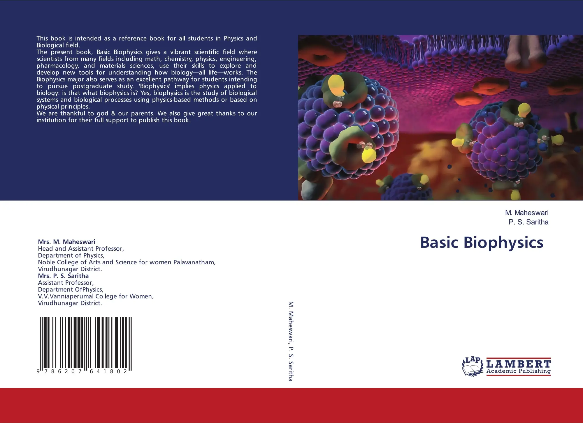 Cover: 9786207641802 | Basic Biophysics | M. Maheswari (u. a.) | Taschenbuch | Englisch