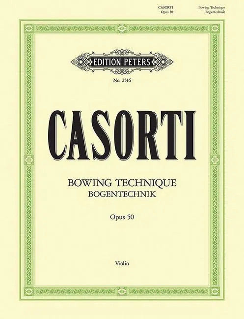 Cover: 9790014011802 | Bogentechnik | Casorti | Taschenbuch | Edition Peters | Buch | 2022