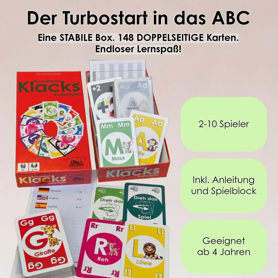 Bild: 745314131902 | Buchstaben Klacks | Arne Hardt (u. a.) | Spiel | Deutsch | 2025