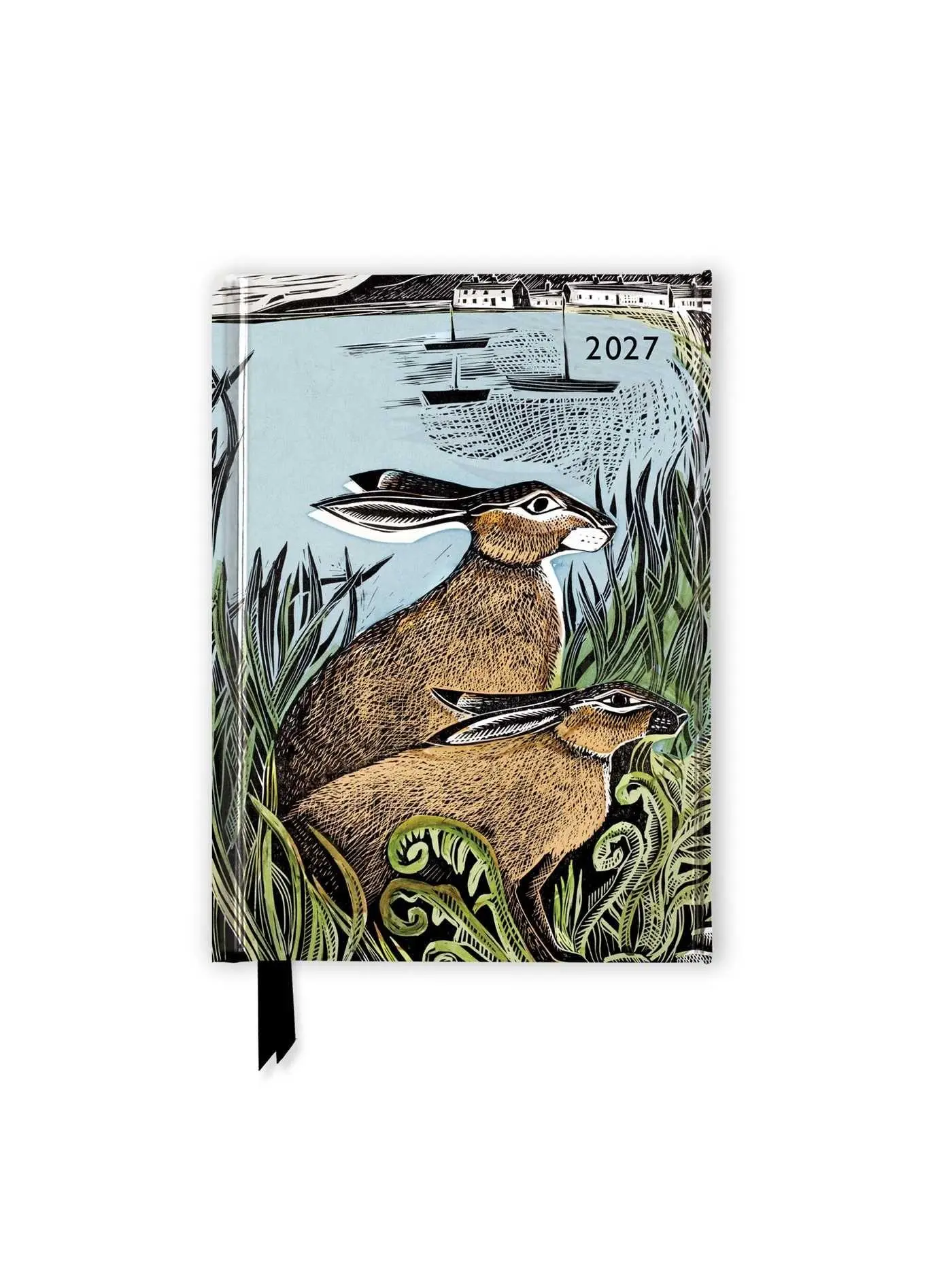 Cover: 9781806941902 | Angela Harding - Rathlin Hasen - Taschenkalender 2027 | Tree Flame
