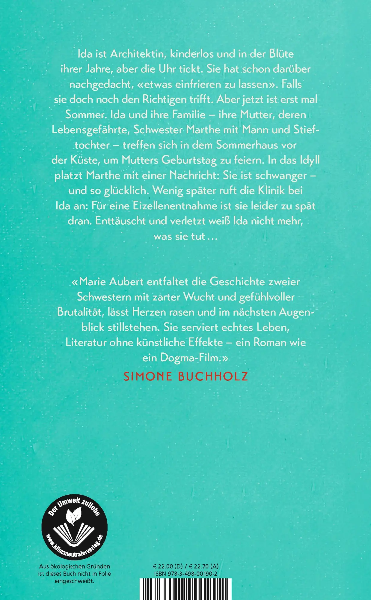 Rückseite: 9783498001902 | Erwachsene Menschen | Marie Aubert | Buch | 176 S. | Deutsch | 2021