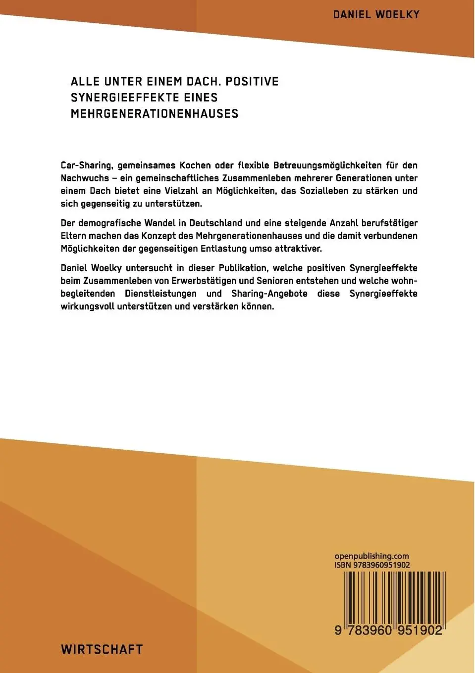 Rückseite: 9783960951902 | Alle unter einem Dach. Positive Synergieeffekte eines...