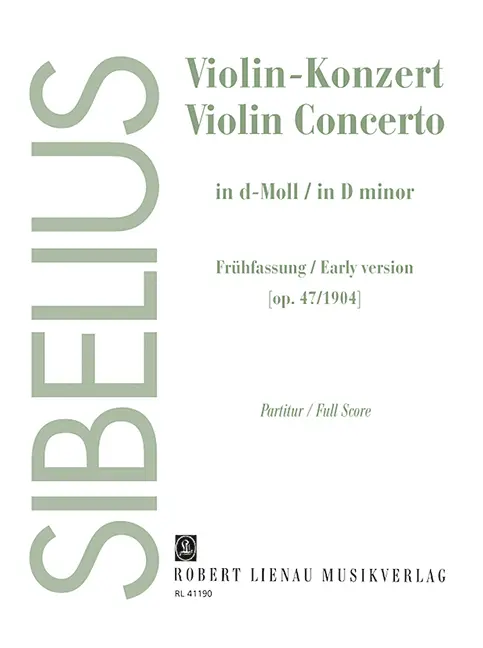 Cover: 9790011411902 | Violin-Konzert d-Moll | Jean Sibelius | Buch | 128 S. | Deutsch | 2015