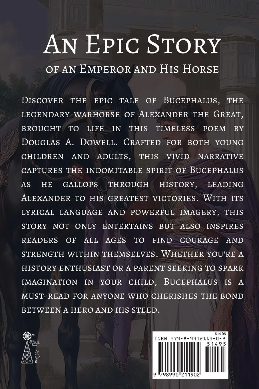Rückseite: 9798990211902 | Bucephalus | Warhorse of Alexander the Great | Douglas A. Dowell