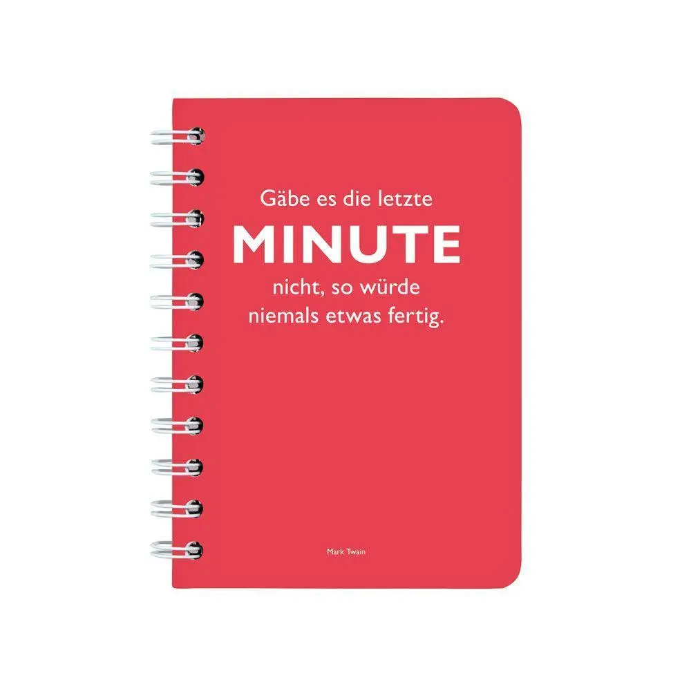 Cover: 4048809032002 | Ringbuch A6 Twain Minute rot | Deutsch | 2024 | EAN 4048809032002