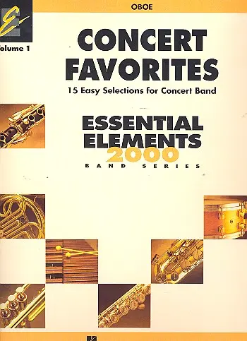 Cover: 9780634052002 | Concert Favorites Vol. 1 - Oboe | Essential Elements Band Folios