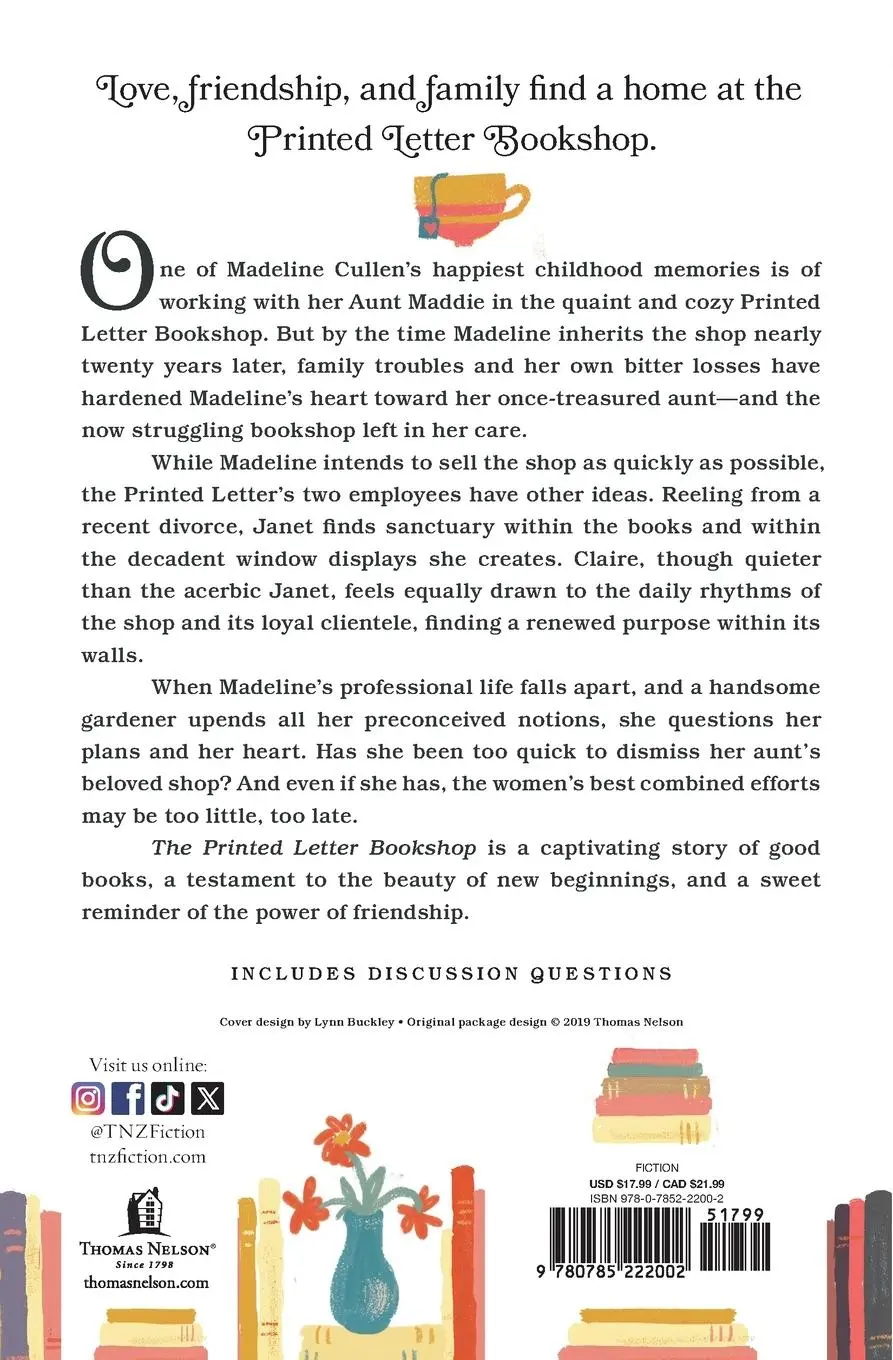 Rückseite: 9780785222002 | The Printed Letter Bookshop | Katherine Reay | Taschenbuch | Englisch