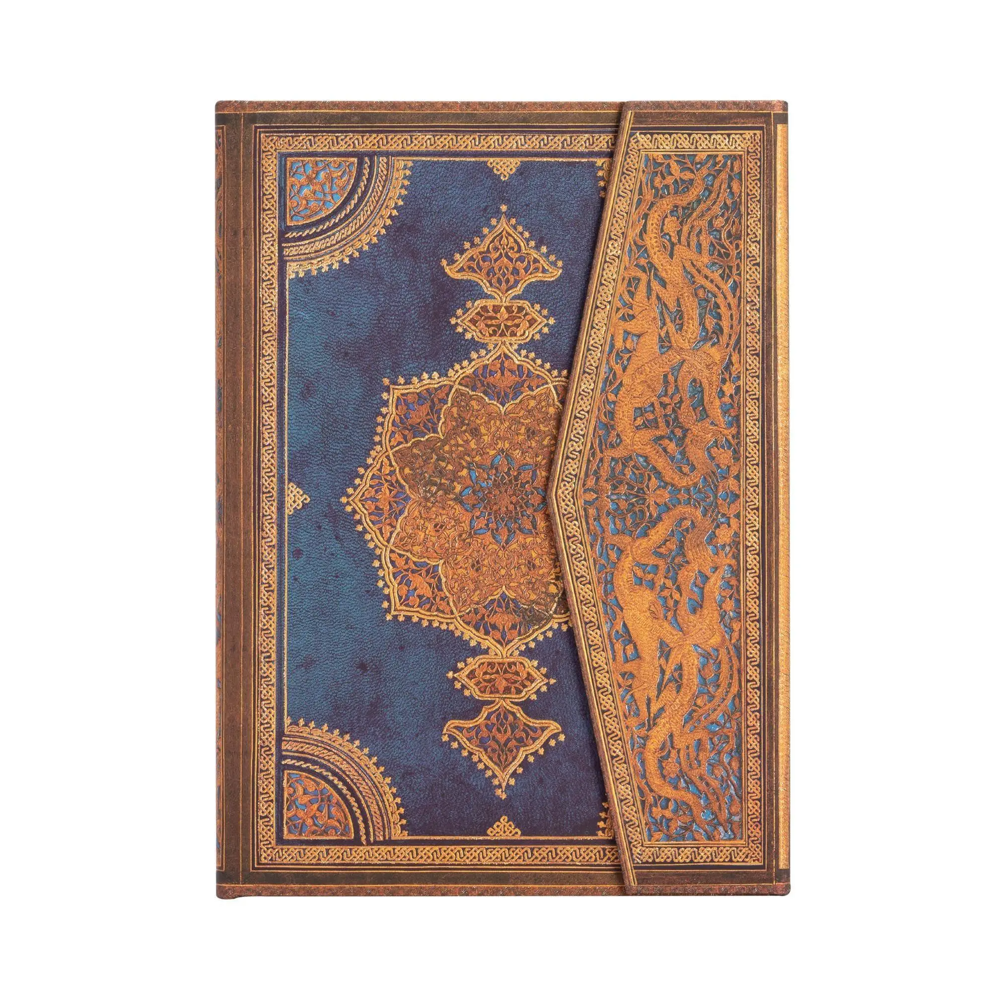 Cover: 9781439782002 | Safavid Indigo (Safavid Binding Art) Midi Unlined Hardcover Journal