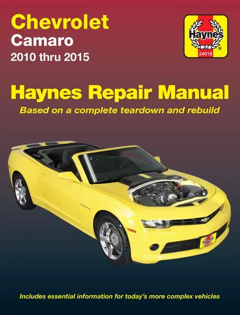 Cover: 9781620922002 | Chevrolet Camaro 2010 Thru 2015 Haynes Repair Manual | Publishing