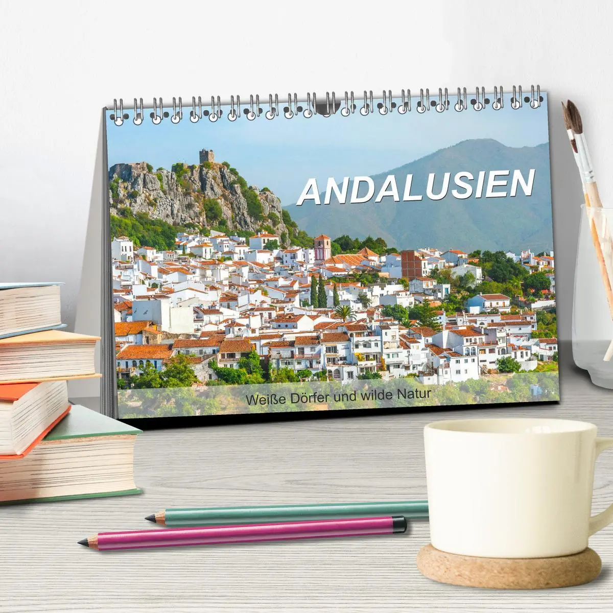 Bild: 9783457852002 | Andalusien - Weiße Dörfer und wilde Natur (Tischkalender 2026 DIN...