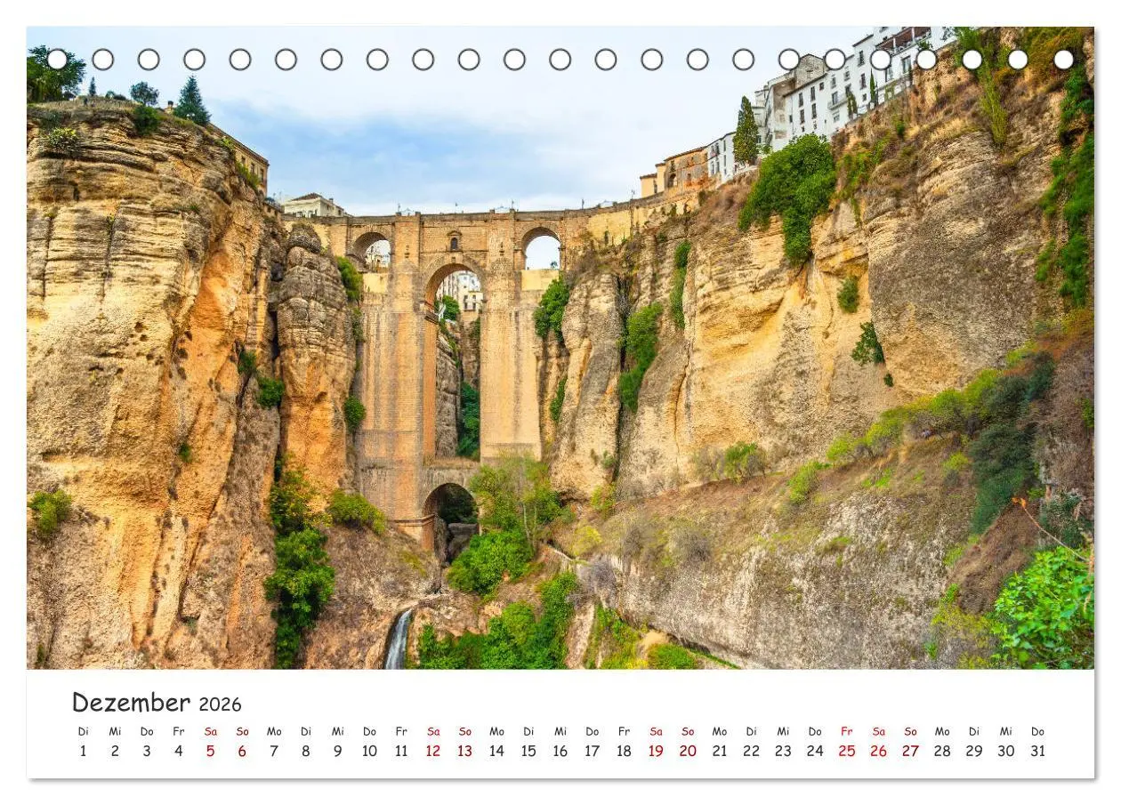 Bild: 9783457852002 | Andalusien - Weiße Dörfer und wilde Natur (Tischkalender 2026 DIN...