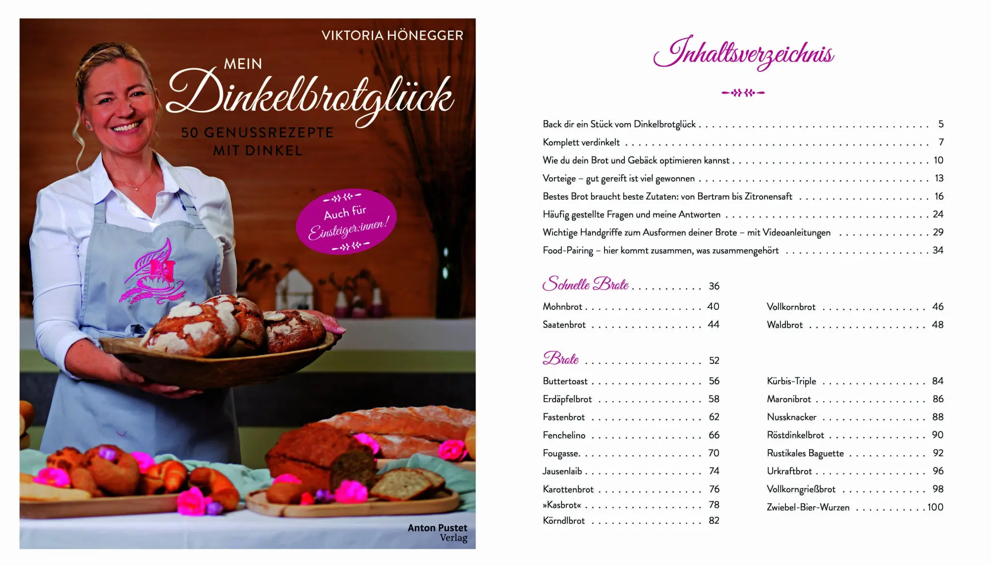 Bild: 9783702512002 | Mein Dinkelbrotglück | 50 Genussrezepte mit Dinkel | Viktoria Hönegger