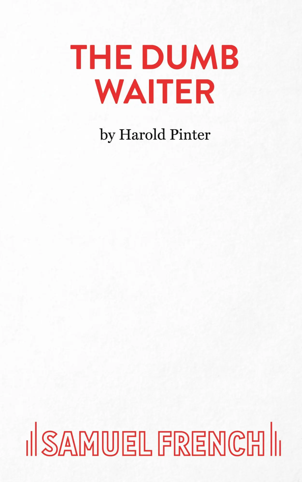 Cover: 9780573042102 | The Dumb Waiter | Harold Pinter | Taschenbuch | Englisch | 2015