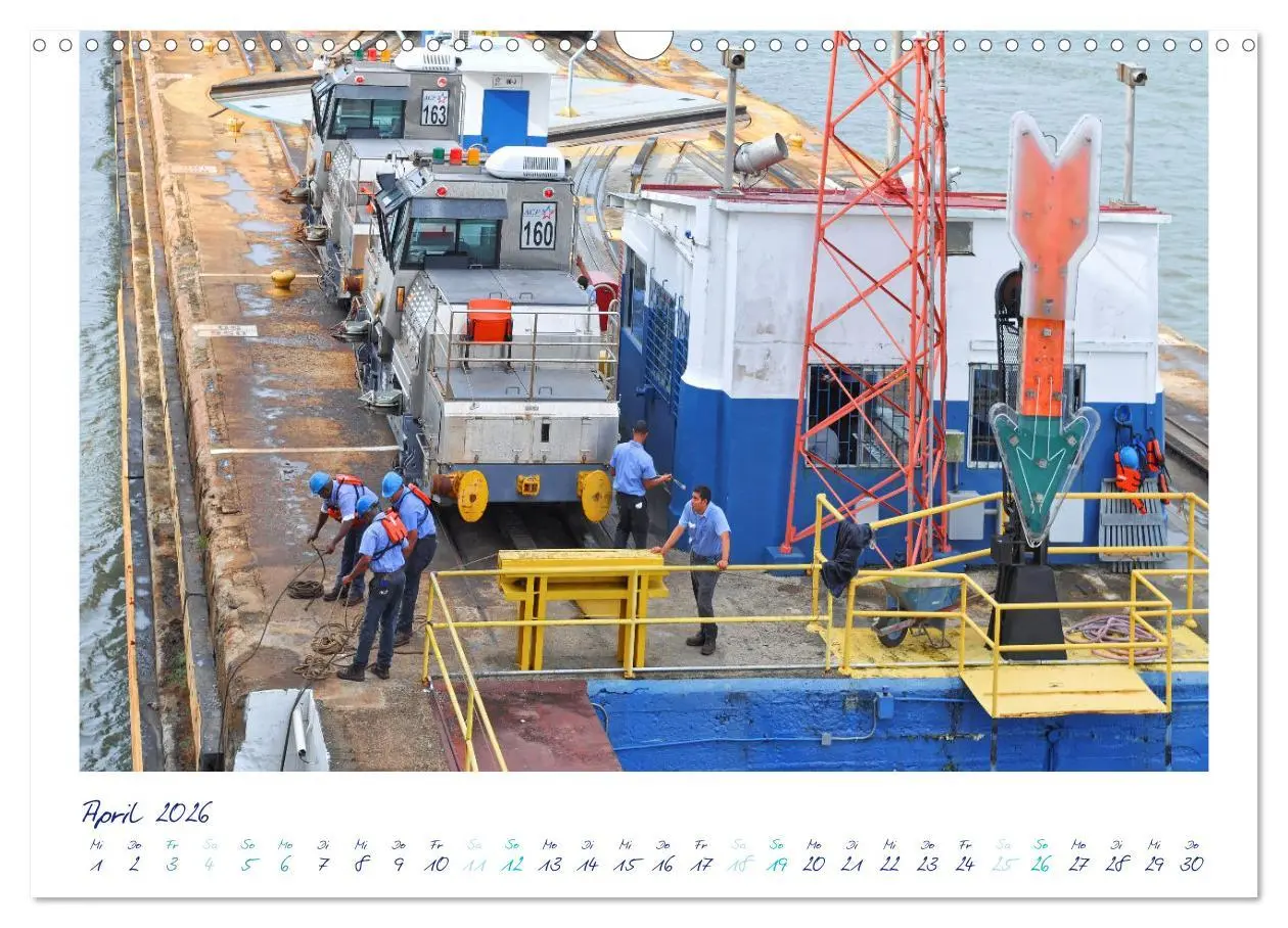 Bild: 9783457912102 | PANAMA-KANAL: Drahtseilakt-Bilder (Wandkalender 2026 DIN A3 quer),...