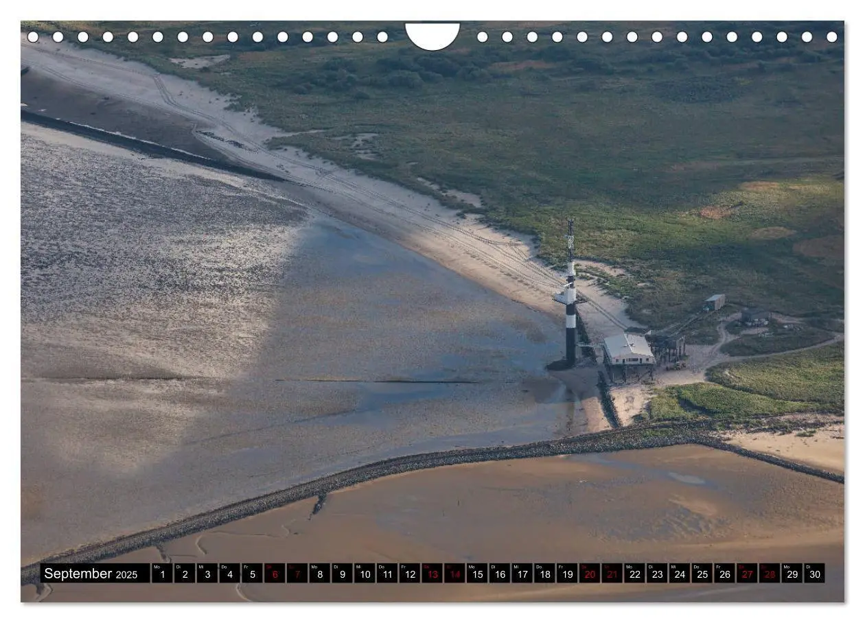 Bild: 9783435432202 | Das Wattenmeer von oben (Wandkalender 2025 DIN A4 quer), CALVENDO...