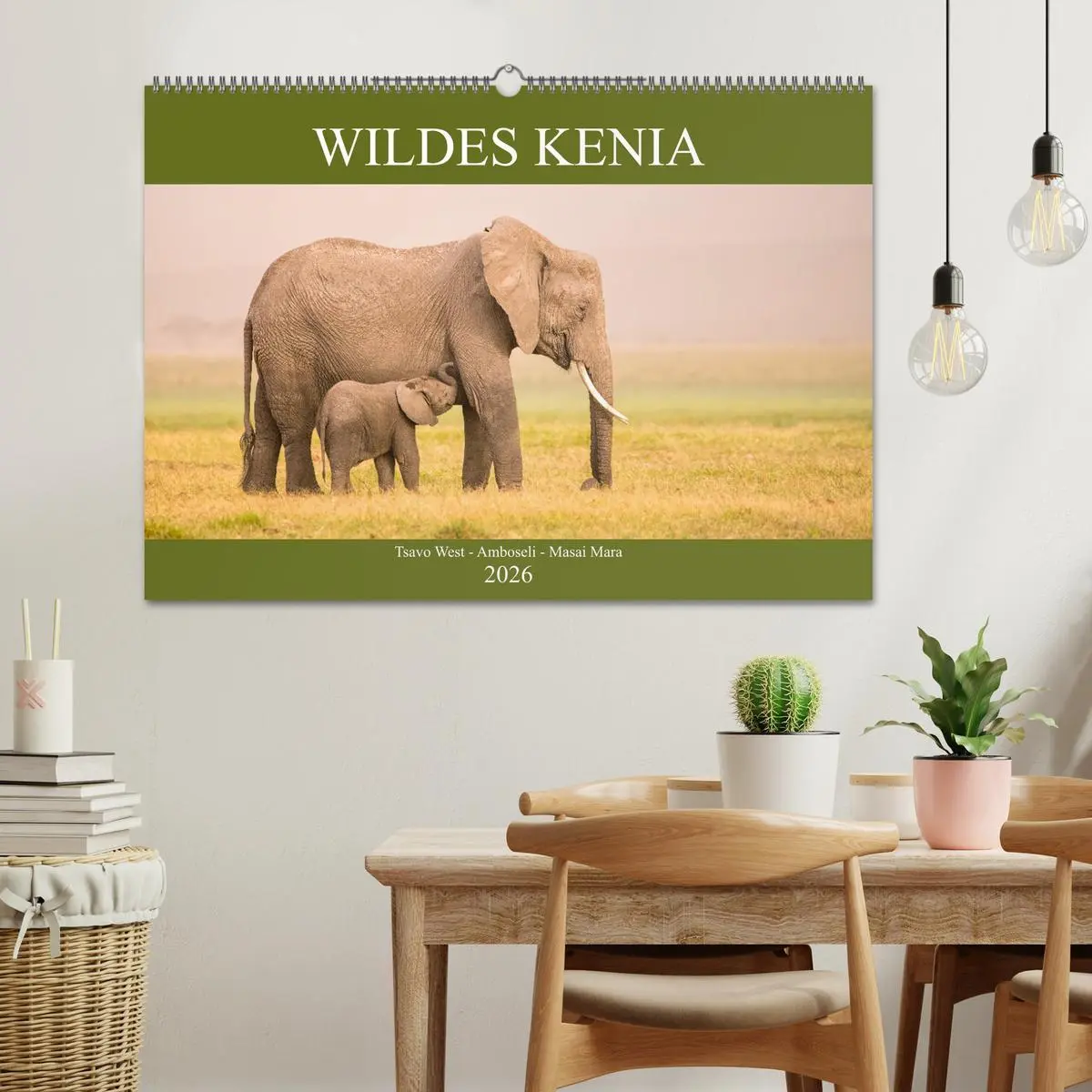 Bild: 9783457832202 | Wildes Kenia (Wandkalender 2026 DIN A2 quer), CALVENDO Monatskalender