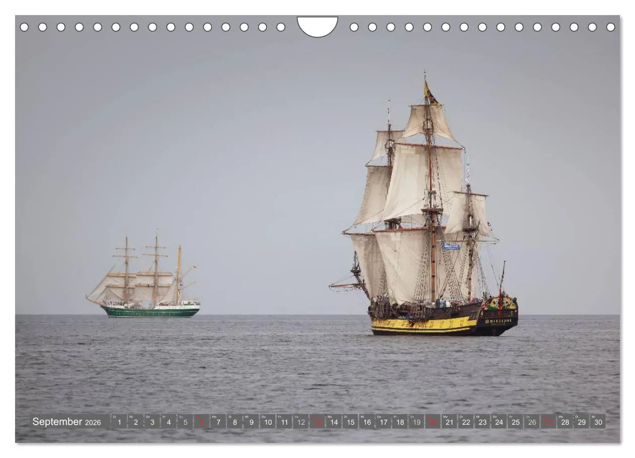 Bild: 9783516162202 | Großsegler (Wandkalender 2026 DIN A4 quer), CALVENDO Monatskalender