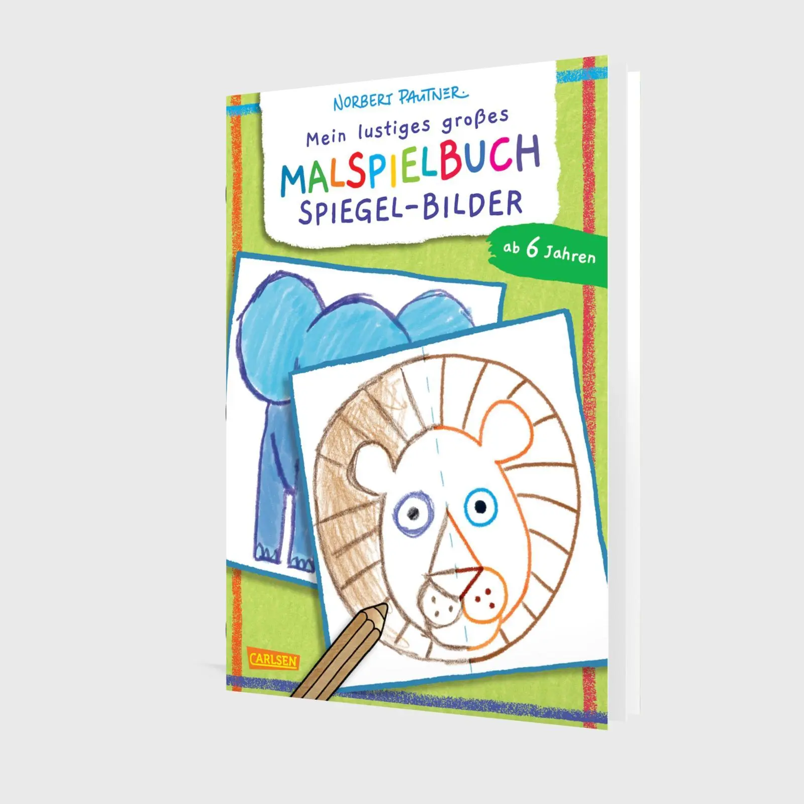 Bild: 9783551192202 | Mein lustiges großes Malspielbuch: Spiegel-Bilder (ab 6 Jahren) | Buch
