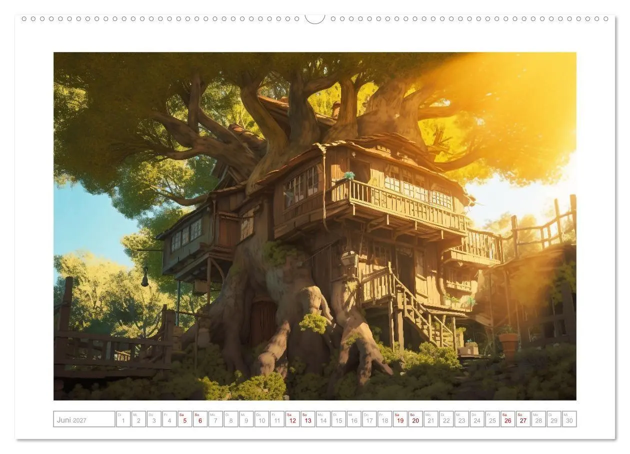 Bild: 9783569322202 | Zauberhafte Anime Welt (Wandkalender 2027 DIN A2 quer), CALVENDO...