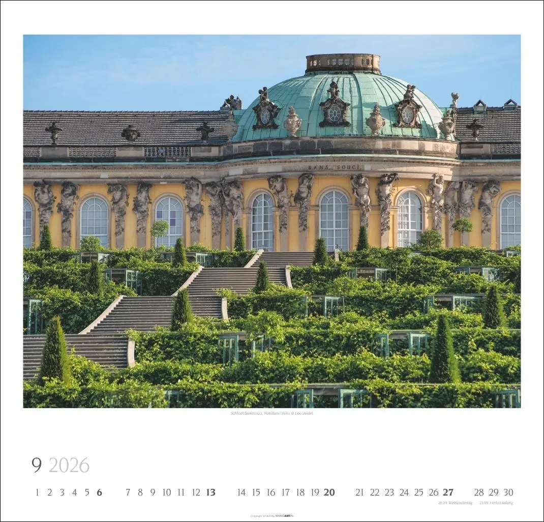 Bild: 9783839902202 | Ein Spaziergang durch Preußische Schlösser und Gärten Kalender 2026