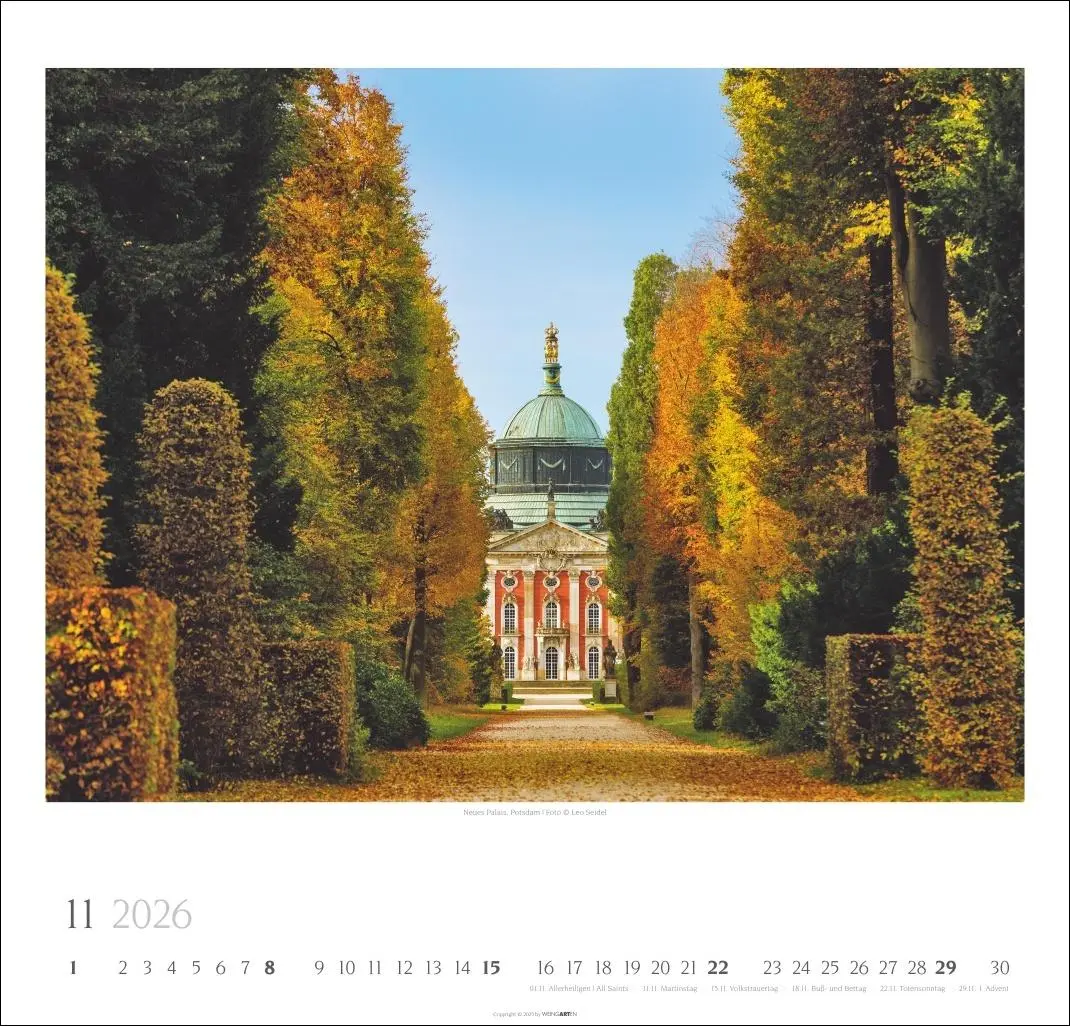 Bild: 9783839902202 | Ein Spaziergang durch Preußische Schlösser und Gärten Kalender 2026
