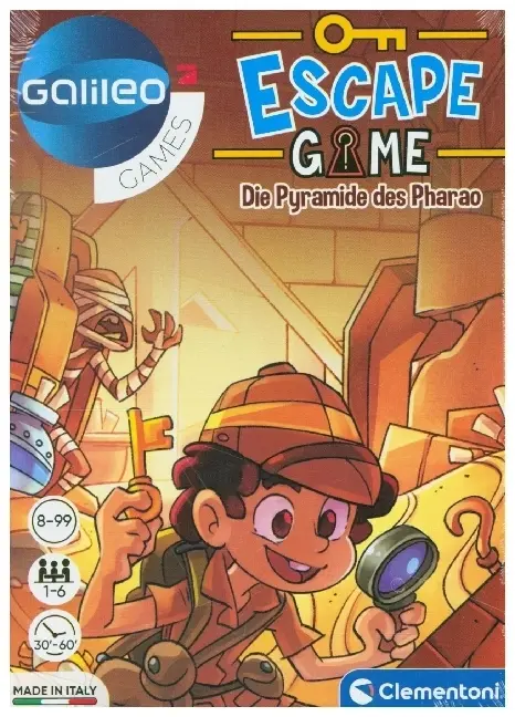 Cover: 8005125592302 | Escape Game - Die Pyramide des Pharao (Spiel) | FSC-zertifiziert