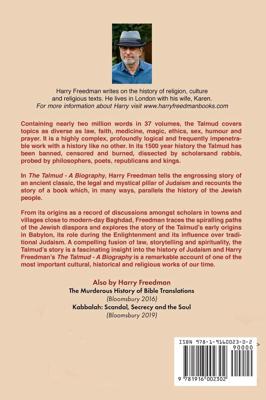 Rückseite: 9781916002302 | The Talmud | Harry Freedman | Taschenbuch | Englisch | 2019
