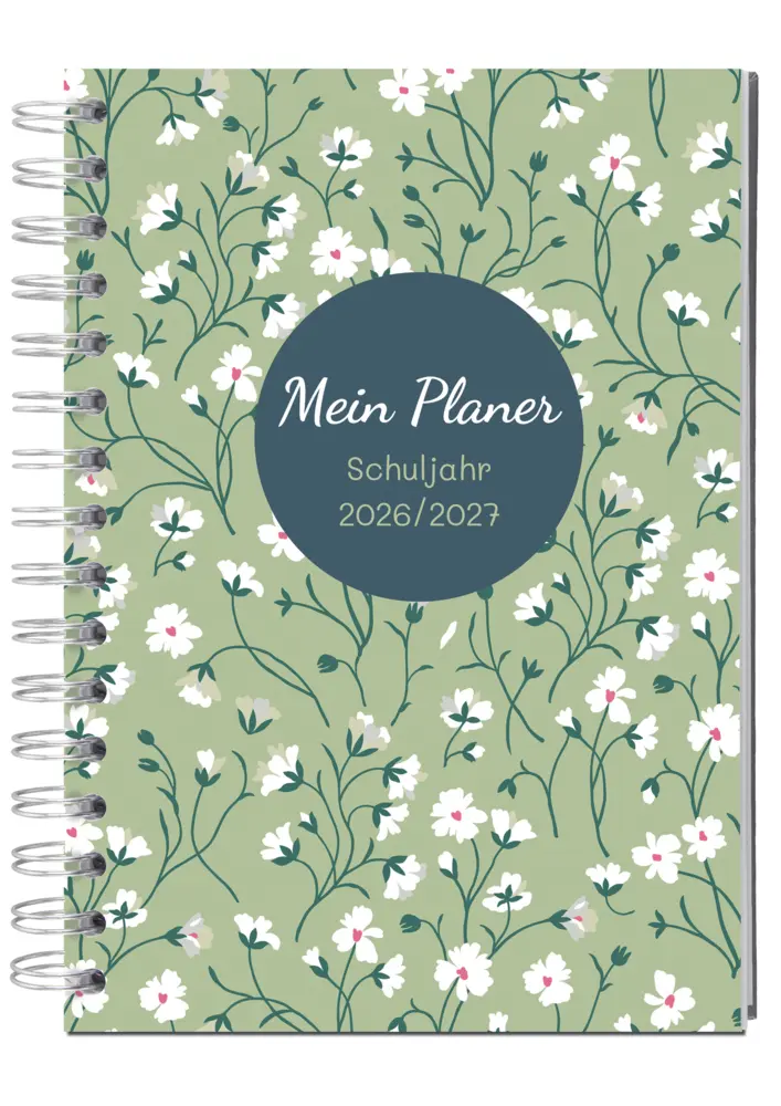 Cover: 9783403292302 | PERSEN Schuljahresplaner RB A5 26/27 - Flower | Kalender | Kalender