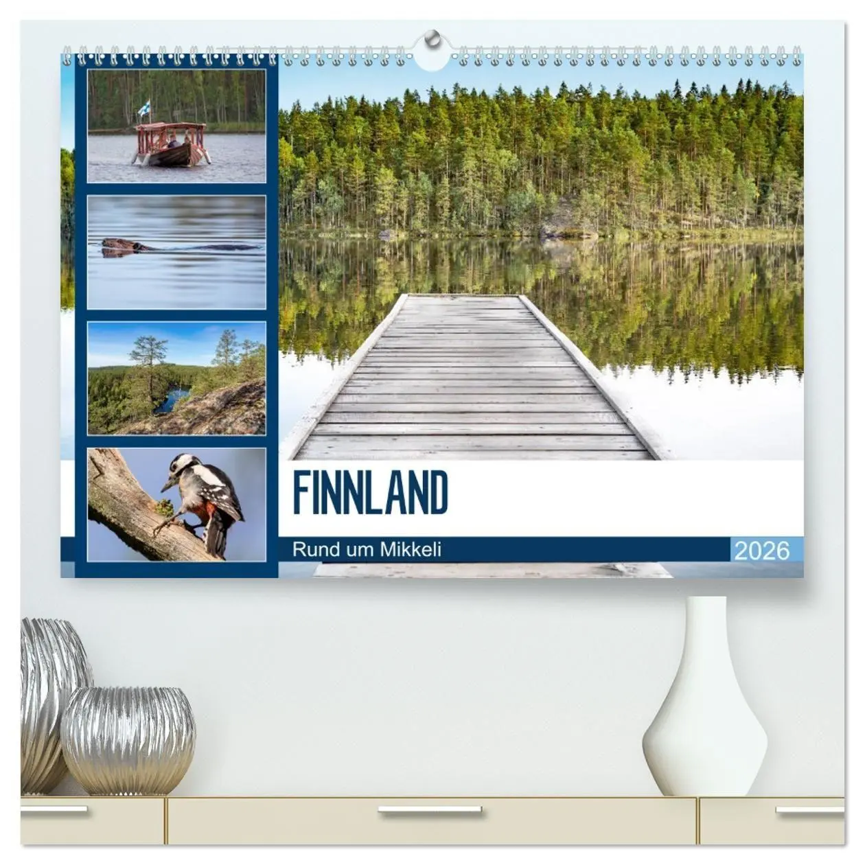Cover: 9783457682302 | Finnland, Rund um Mikkeli (hochwertiger Premium Wandkalender 2026...