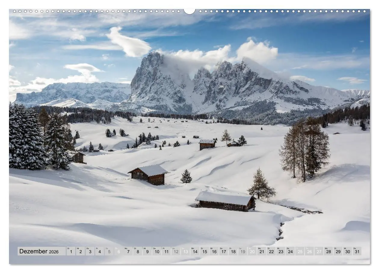 Bild: 9783457752302 | Wunderschöne Dolomiten (Wandkalender 2026 DIN A2 quer), CALVENDO...